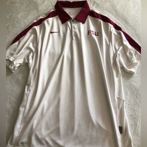 Nike FSU dry fit polo tee